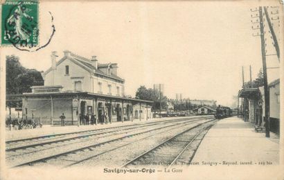 null 114 CARTES POSTALES LES GARES : Divers Départements. Dont" Gare de Fossé Marolles...