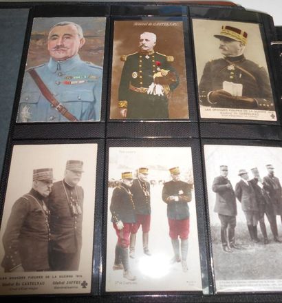 null 128 CARTES POSTALES MILITARIA : 1914-1918. France & Etrangers. Dont" Portraits...