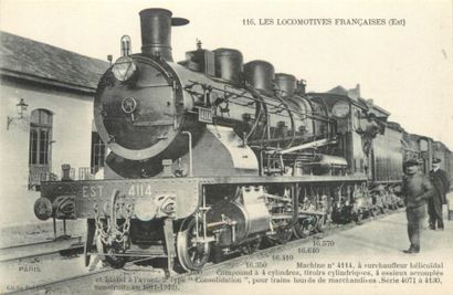 null 30 CARTES POSTALES LOCOMOTION : Air-Dirigeable-1cp, Terre-Gare & Trains-14cp...