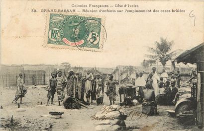 null 192 CARTES POSTALES COTE D'IVOIRE : Villes, qqs villages, qqs animations, qqs...