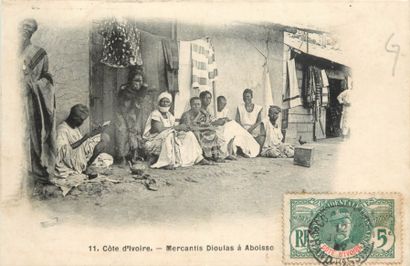 null 192 CARTES POSTALES COTE D'IVOIRE : Villes, qqs villages, qqs animations, qqs...