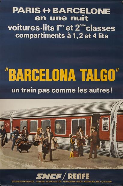 null Deux affiches SNCF et Musée Chemin de fer, illustrées par Albert BRENET. 
Ligne...