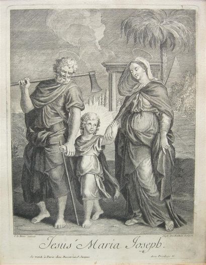 null Charles LE BRUN (1619-1690) (d'après)

Jesus Maria Joseph

Gravure de Steph....