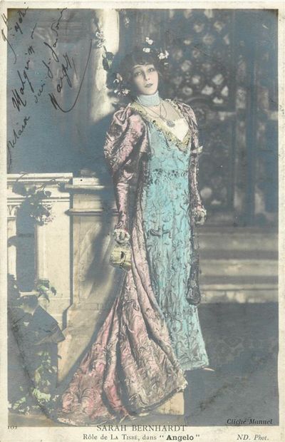 null 38 CARTES POSTALES ACTRICE : Sarah Bernhardt. Dont" Théodora, Froufrou, La Tosca,...