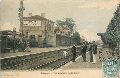 null 28 CARTES POSTALES GARES & TRAINS : Paris & Région Parisienne. Dont" Paris :...