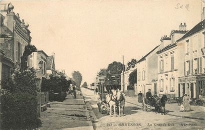 null 4 CARTES POSTALES ATTELAGES : Sélection. "Boullay les Troux-Hôtel et Café de...