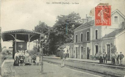 null 91 CARTES POSTALES GARES & TRAINS : Divers Départements. Dont" Notre Dame de...