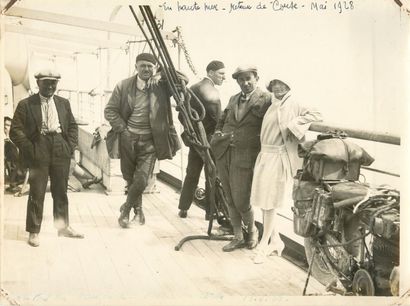 null 24 PHOTOGRAPHIES : Retour de Raid Touristique en Corse - Mai/Juin 1928 en Motocycles...