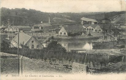 null 29 CARTES POSTALES LES USINES : Diverses. Divers Départements. Dont" Brest-Les...