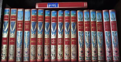 null Lot de livres anciens et modernes comprenant : romans de Jules Verne, Victor...