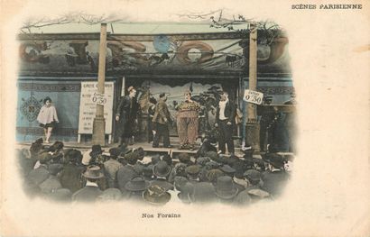 null 24 CARTES POSTALES SCENES & METIERS : Sélection Paris. "Les petits métiers parisiens-La...