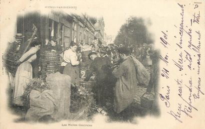 null 24 CARTES POSTALES SCENES & METIERS : Sélection Paris. "Les petits métiers parisiens-La...