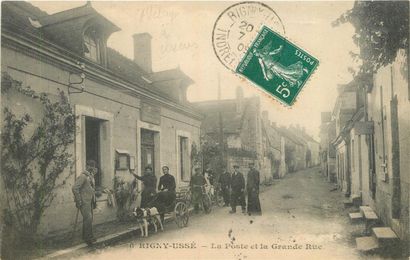 null 1 CARTE POSTALE ATTELAGE A CHIEN : Sélection Indre et Loire. "6-Rigny Ussé-La...