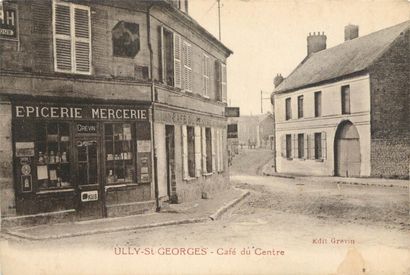 null 8 CARTES POSTALES COMMERCES : Petite Sélection. "Bonvilliers-Le Café, Café Restaurant...