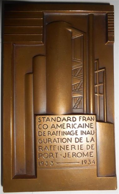 null Médaille : États-Unis, standard franco-américaine de raffinage, par Miklos,...