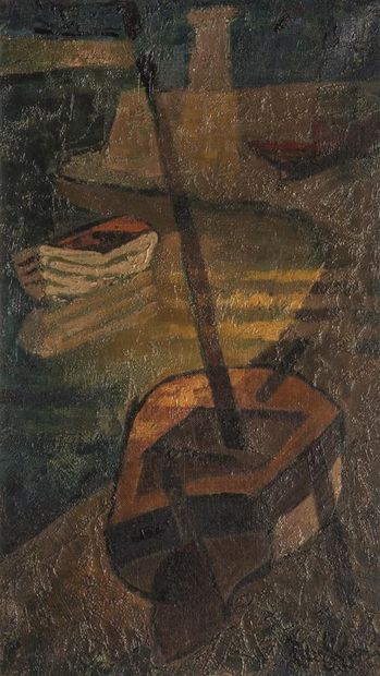 null Louis TOFFOLI (1907-1999)
Charenton, Seine.
Huile sur toile signée en bas à...