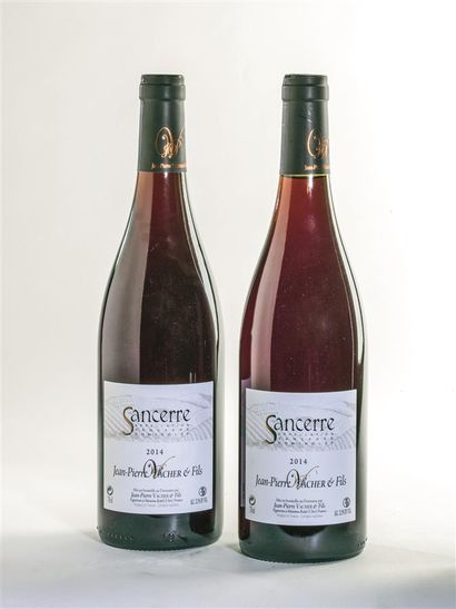 null 2 bouteilles de Sancerre, Jean-Pierre Vacher et fils, 2014.
BN.