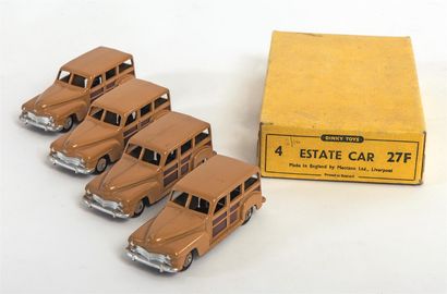 null Dinky Toys Angleterre. Estate Model 27 F.
Quatre modèles en boîte d'origine.
100...
