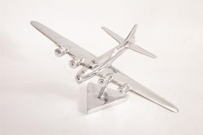null Forteresse B17.
Maquette en aluminium poli du bombardier américain Boeing sur...