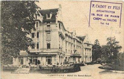 null 16 CARTES POSTALES COMMERCES : Sélection Oise. "Betz-Hôtel de la Gare-Maison...