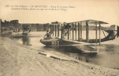 null 38 CARTES POSTALES LOCOMOTION AERIENNE : 2cp-Dirigeables (état) et 36cp-Aviation....