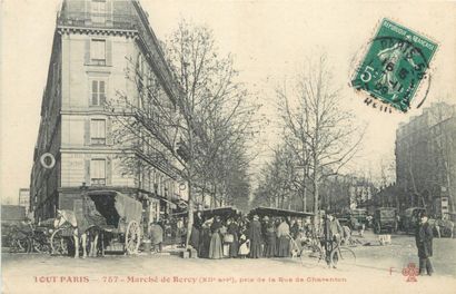 null 84 CARTES POSTALES PARIS : 12ème Arrdt. Dont" Rue du Rendez-Vous à l'avenue...