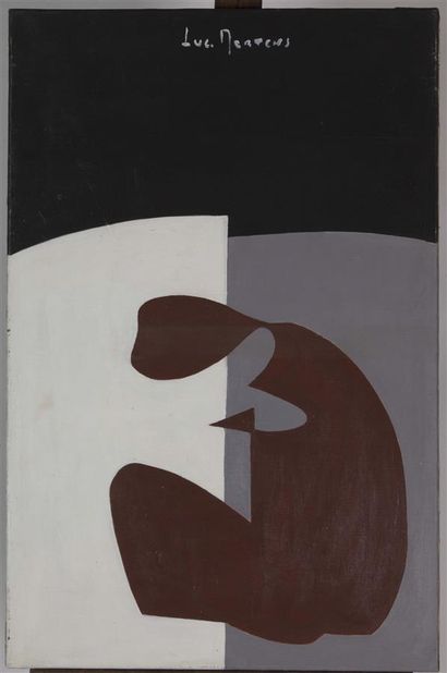 null Luc MERTENS (1913-2004).
Composition femme à la pomme.
Méditation.
Deux acryliques...