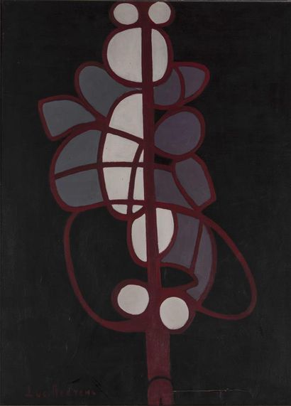 null Luc MERTENS (1913-2004).
L'en-dehors.
L'arbre de vie.
Deux acryliques sur toile,...