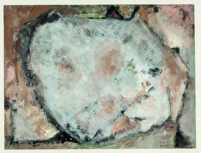 null Yvette DUBOIS-HABASQUE (1929-2016).
Compositions abstraites.
La ruelle.
Cinq...
