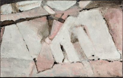 null Yvette DUBOIS-HABASQUE (1929-2016).
Compositions abstraites.
Trois huiles sur...