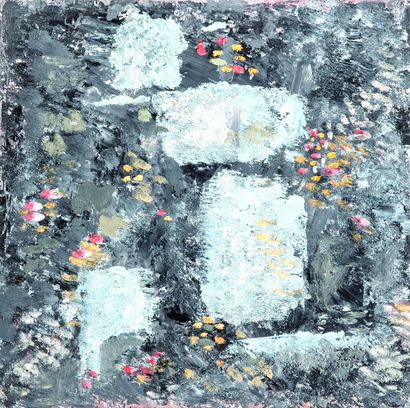 null Yvette DUBOIS-HABASQUE (1929-2016).
Compositions abstraites.
Fleurs.
La pointe...