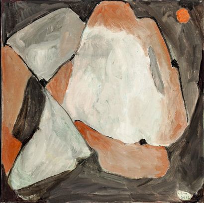 null Yvette DUBOIS-HABASQUE (1929-2016).
Compositions abstraites.
Trois huiles sur...