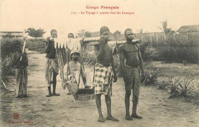 null 36 CARTES POSTALES CONGO : Français - Collection J.Audema (légendes noires et...