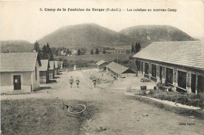 null 50 CARTES POSTALES MILITARIA : Divers. Dont" Camp de la Fontaine du Berger-Les...