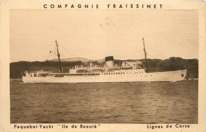 null 40 CARTES POSTALES LES BATEAUX : Compagnies Maritimes. Dont" Afrique-Steamer...