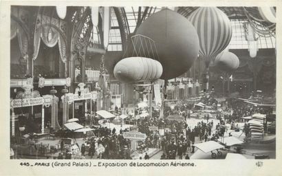 null 31 CARTES POSTALES BALLONS & DIRIGEABLES : Dont" 3cp-Paris (Grand Palais)-Exposition...