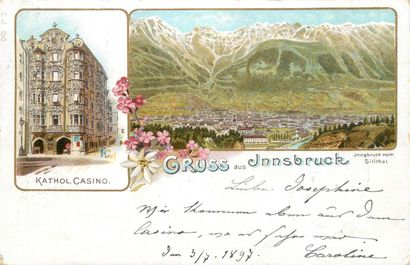 null 95 CARTES POSTALES GRUSS AUS : Allemagne-60cpa & Autriche-35cpa, 1895/1911....