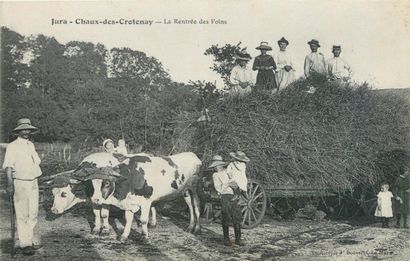 null 46 CARTES POSTALES AGRICULTURE : Divers Départements. Dont" Chaux des Crotenay-La...