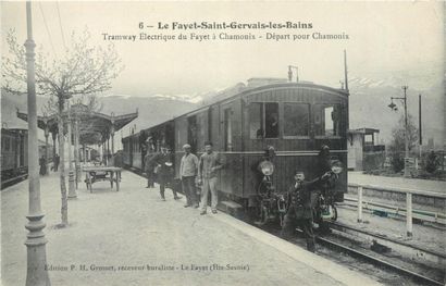 null 78 CARTES POSTALES CHEMIN DE FER : Funiculaire-7cp, Gares & Trains-51cp & Tramways-20cp....