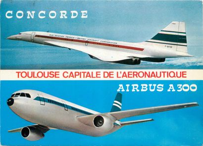 null 52 CARTES POSTALES LOCOMOTION AERIENNE : Avions & Hélicoptère. 47cpm & 5cp/sm....