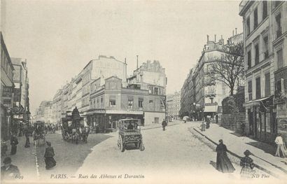null 133 CARTES POSTALES PARIS MONTMARTRE : Divers Editeurs. Dont" Rue des Abbesses-La...