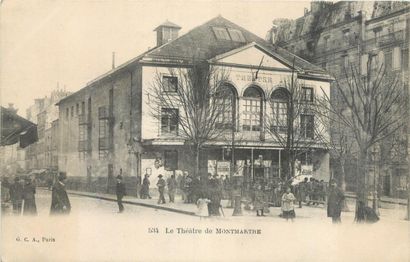 null 133 CARTES POSTALES PARIS MONTMARTRE : Divers Editeurs. Dont" Rue des Abbesses-La...