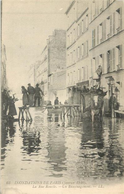 null 218 CARTES POSTALES INONDATIONS 1910 : Paris - Divers Arrondissements, Editeurs...