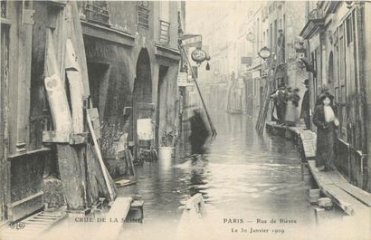 null 218 CARTES POSTALES INONDATIONS 1910 : Paris - Divers Arrondissements, Editeurs...