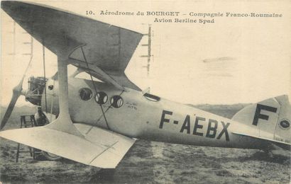 null 8 CARTES POSTALES AVIATION : Petite Sélection. "Le Biplan Maurice Farman piloté...