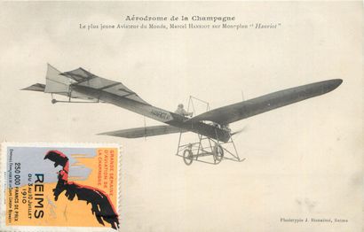 null 58 CARTES POSTALES LOCOMOTION AERIENNE : Aviation-54cp & Dirigeables-4cp. Dont"...