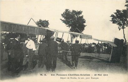 null 58 CARTES POSTALES LOCOMOTION AERIENNE : Aviation-54cp & Dirigeables-4cp. Dont"...