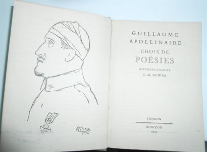 null APOLLINAIRE (Guillaume). Choix de Poésies. Éditions Horizon-London- 1945. Illustré...