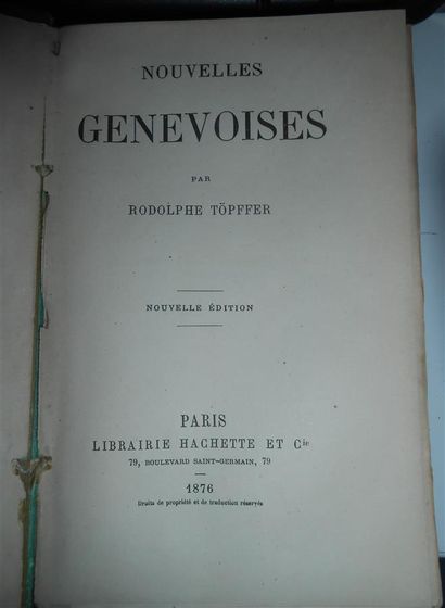null TOPFFER (Rodolphe). Nouvelles Genevoises. Nouvelle Edition. Paris, Hachette...