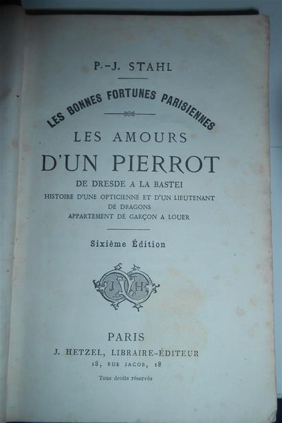 null STAHL (P.-J).Les Bonnes Fortunes Parisiennes-Les Amours d'un Pierrot de Dresde...